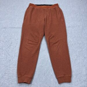 Lululemon Pants Mens Large Terracotta At Ease Jogger Stretch Texture M5642S READ